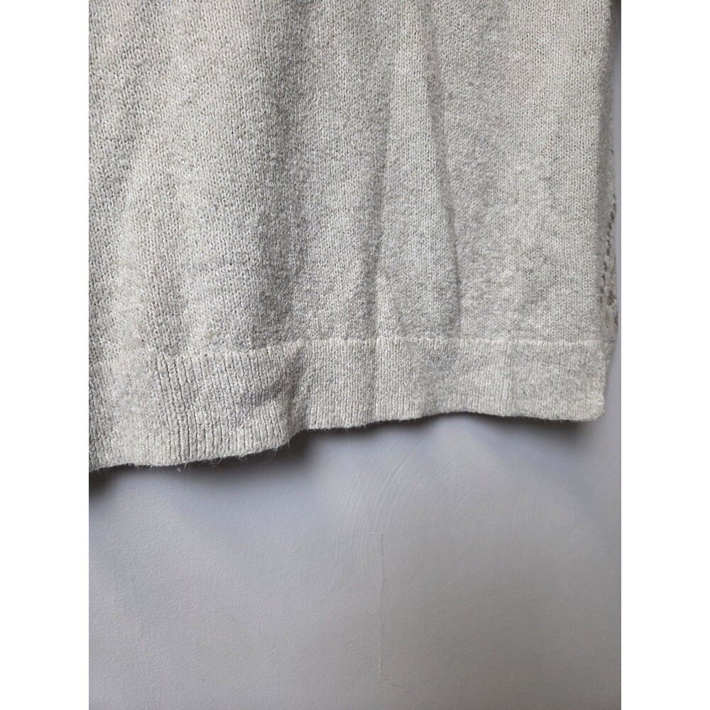 Hollister Womens Gray Fair Isle Knit V-Neck Pullover Sweater Long Sleeve L - Picture 10 of 14